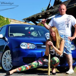 Mein Golf, ich und schatz