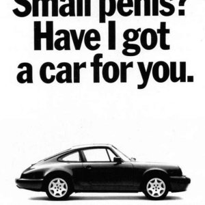 Bekam ich als "Kommentar" geschickt, als ich in einer Messenger-Gruppe mit meinem gerade erworbenen Zweitwagen angegeben hatte.