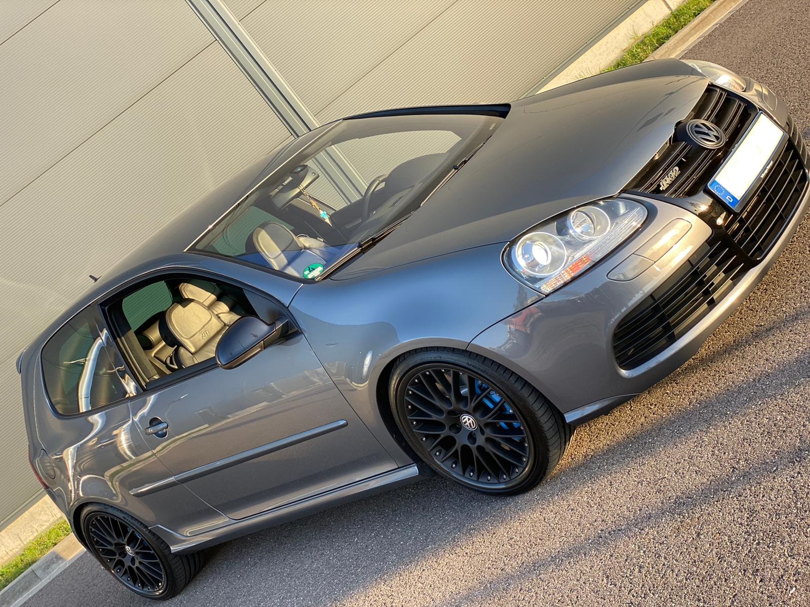 H&R Federn mit BBS Speedline in 19Zoll - BN-Pipes AGA - Heckdiff in Black Magic Perleffekt lackiert inkl. Spiegelkappen