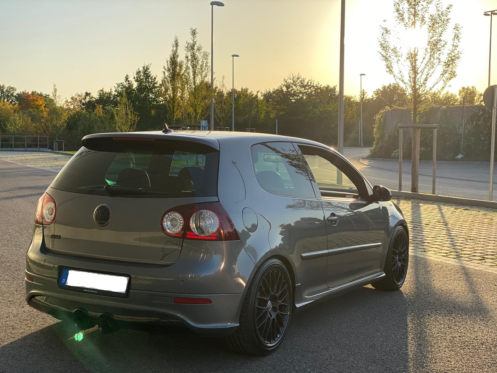 H&R Federn mit BBS Speedline in 19Zoll - BN-Pipes AGA - Heckdiff in Black Magic Perleffekt lackiert inkl. Spiegelkappen