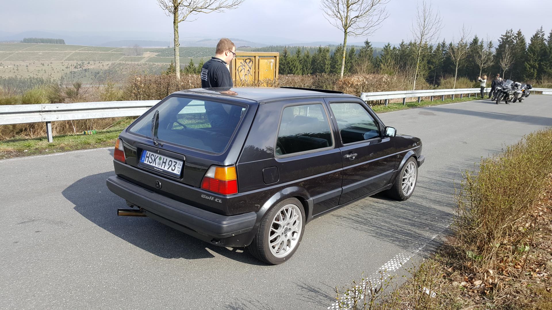 Kleiner Stopp bei der Sauerland-Rundfahrt