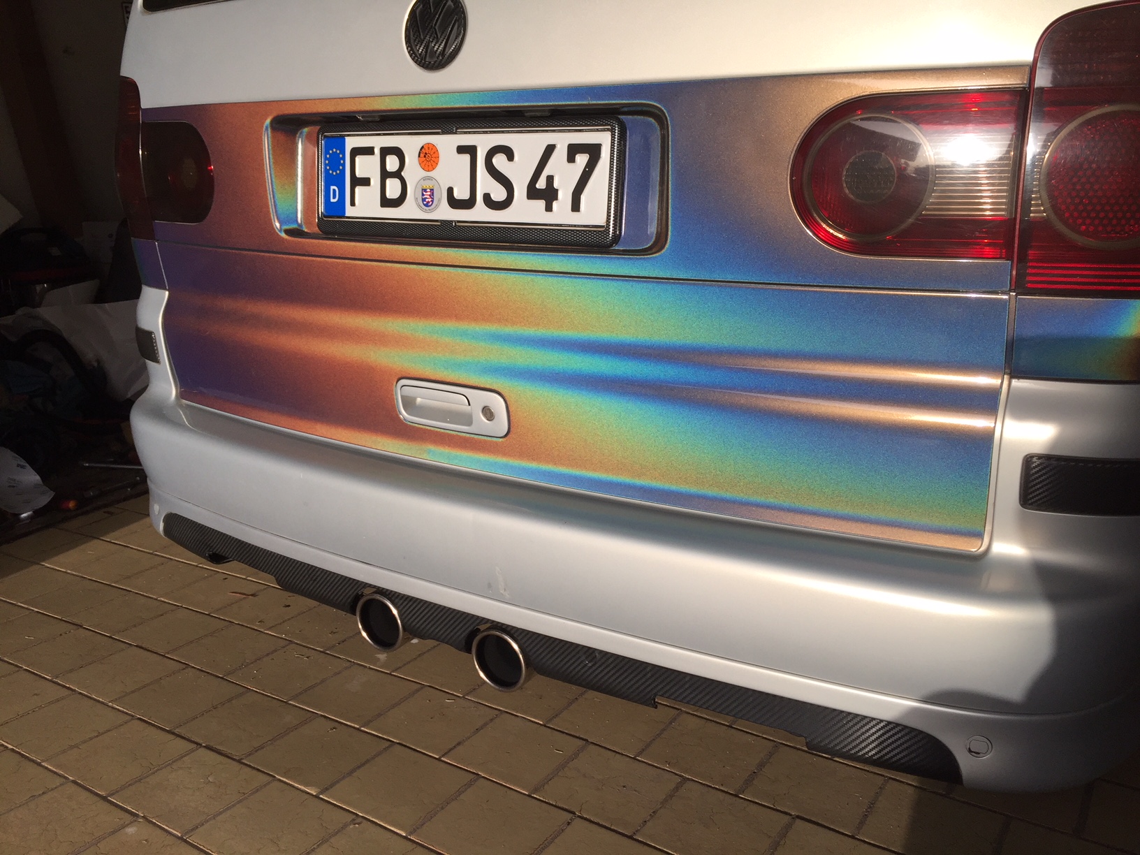 Neuer Klapperauspuff ist auch montiert.