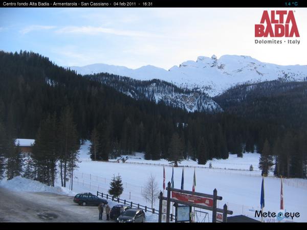 Originales Webcambild vom Langlaufzentrum