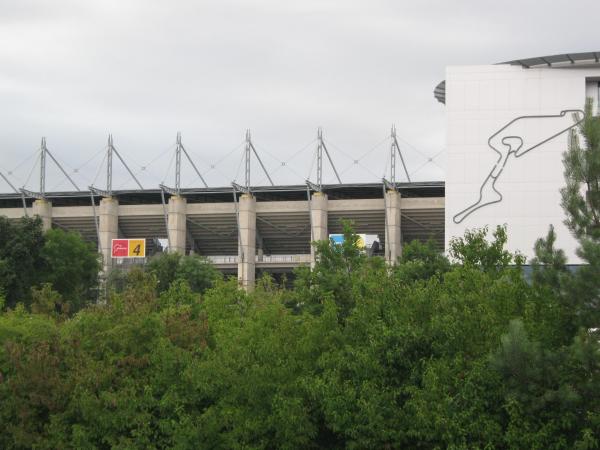 Tribüne 4 (unser Sitzplatz in der Mercedes Arena)